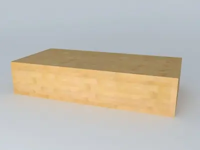 Chest of drawers DOORS HKOM1S 3 12 BRW Milano Oak 3D model