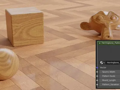 ProWood - Procedural Wood and Floor Shader Pack for Blender Texture