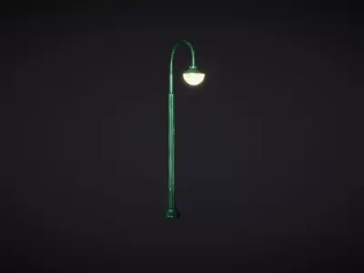 Lamp Post 04 3D model