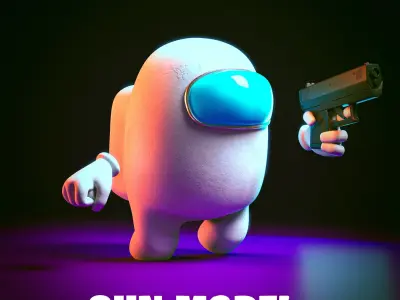 Among us - Impostor Pack Low-poly 3D model