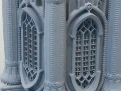 GOTHIC TEA LIGHT LANTERN 1 3D print model