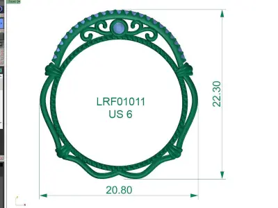 Jewelry Wedding 3D Print Model 3D print model