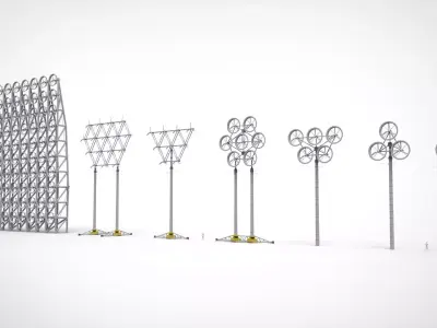 Wind turbine 4 3D model