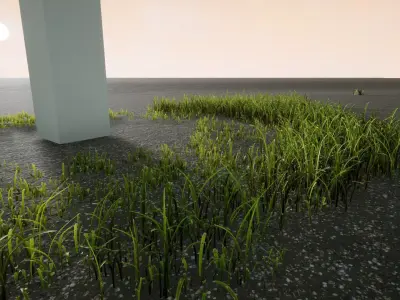 Foliage Essentials 1 - Grass Green Pack Low-poly 3D model