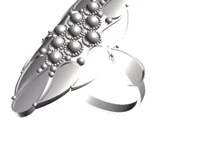 Plain ring 3D model