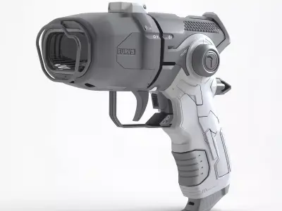 Futuristic Sci-Fi Field Scanner 3D Model Low-poly 3D model