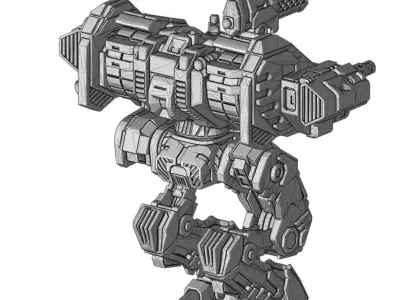 Lupus Nocte Assault Mecha 3D print model