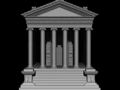 GARNI temple 3D print model