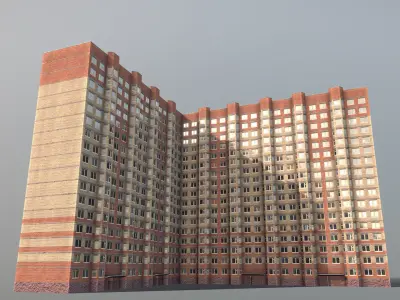 MSK Building 03 Low-poly 3D model