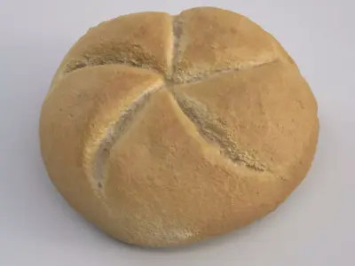 Kaiser Bread Roll Free 3D model