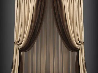 Curtain 3D model 97 3D model