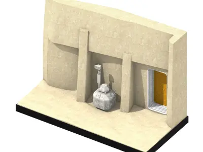 Smugglers Alley Diorama Set 3D print model