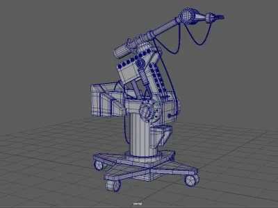 Tony Stark Laboratory Low-poly 3D model