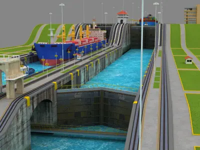  Miraflores Locks - Panama Canal 