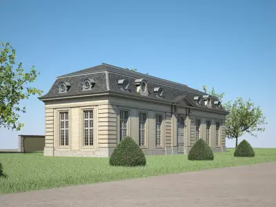 Classical Building II 3D model