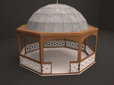 ottoman gazebo 3D model