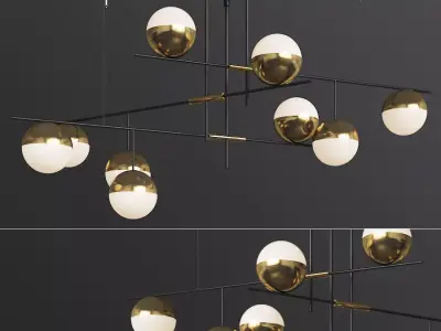 Technum Chandelier Lampatron 3D model