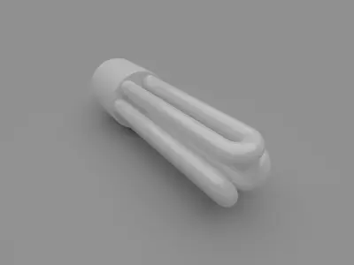 Fluorescent Lamp 3D model