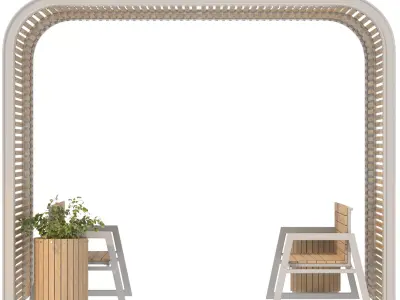 Urban Furniture 09 3D model