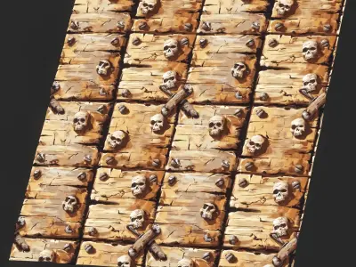 Stylized Wood Seamless Texture  Texture