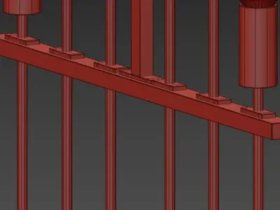 Set of Three 3D model