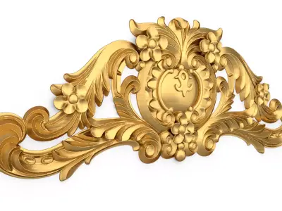 carved classic decorative ornament cnc 3d printing stl 18 3D print model purchase