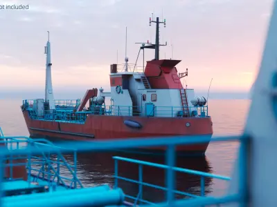  Marine Bunkering Tanker Ship Compact Size 