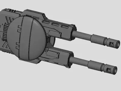 CHIBI-TECH SD - BURLEIGH-V DUO GUNPOD          3D print model