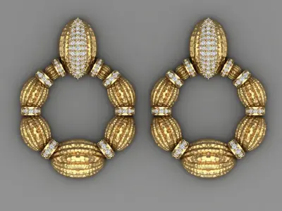 Earring 09 3D print model
