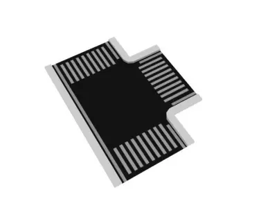 Street lowpoly for game and animate Low-poly 3D model