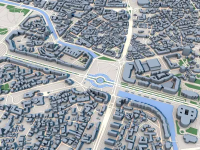 Bucuresti Romania 3D model