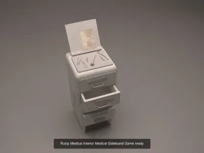 Rusty Medical Hospital Interior  3D Model Pack