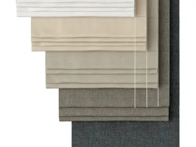 Roman Curtains 137 Kvadrat Cheno 3D model