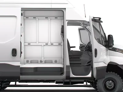 Iveco Daily Van L3H3 4x4 HQ Interior 2026 3D model