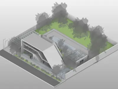 Matrioshka house - Autodesk Revit 3D model