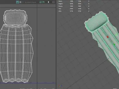 Pool float Low-poly 3D model