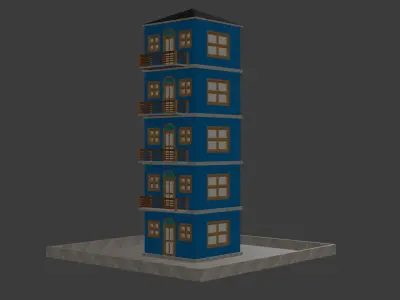 A modern apartment Free 3D model