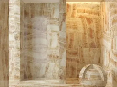 Marble wall 233 3D model