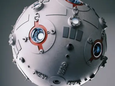 Jedi Training Remote parts 3D print model