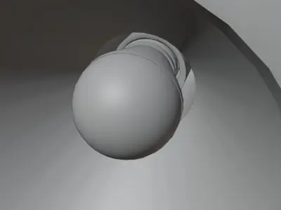 The lamp in 3D Low-poly 3D model
