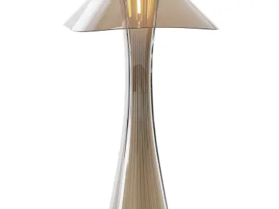 Valognes lampshade Low-poly 3D model