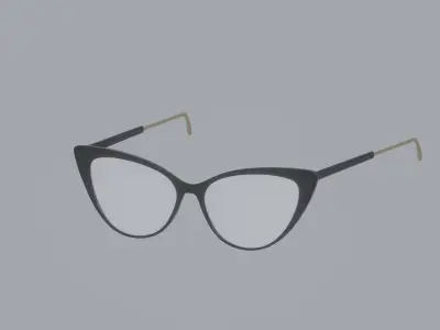 Librarian Glasses 3D model