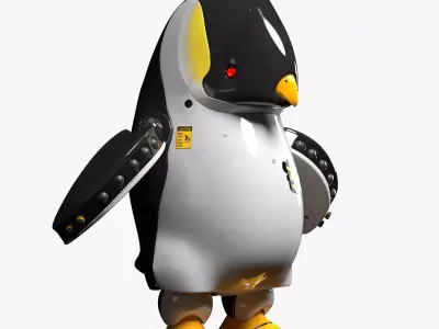Penguin Robot 3DS Max 3D model