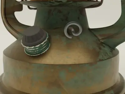 Mediaeval Lantern Design Low-poly 3D model