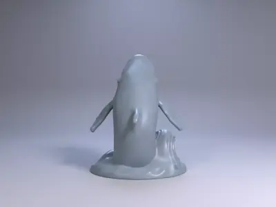 Humpback Whale Pen Holder 3D Printable STL File 3D print model