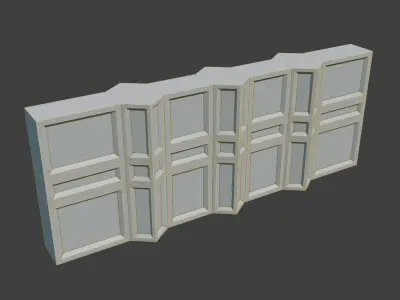 Kitbash Mansion 3D model