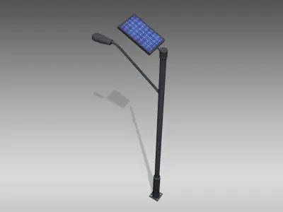 Pedestrian Level Lighting 3D model