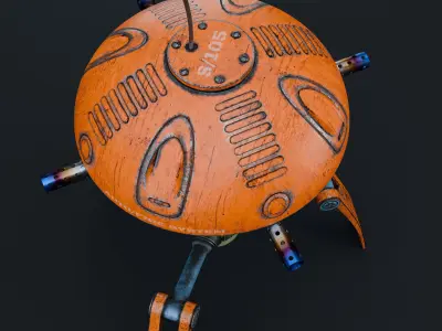 Robot perimetr defender 3D model