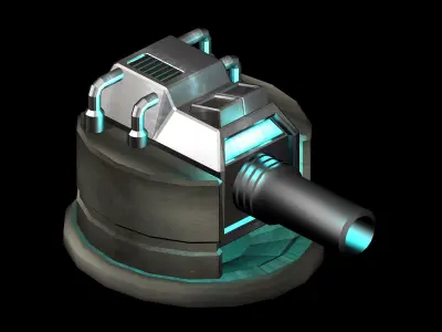 Satellite City Objects - Battery 15 3D model