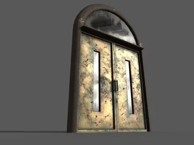 Door Model Low-poly 3D model